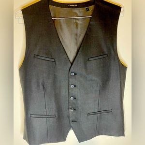 Express Black Vest - Large